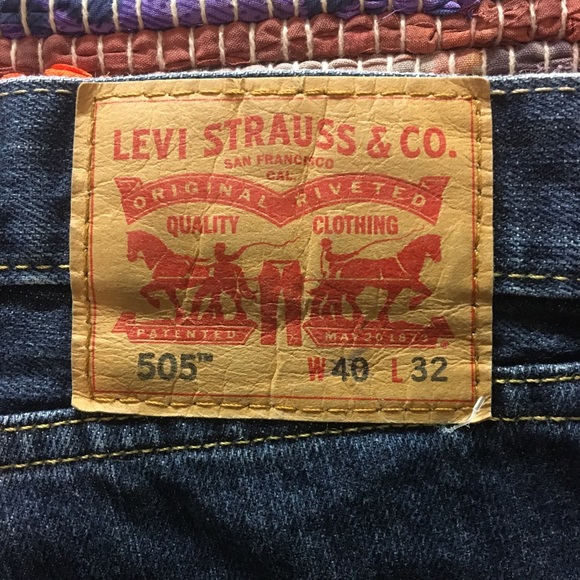 Levi's Other - Levis 505 40x32 blue jean jeans denim